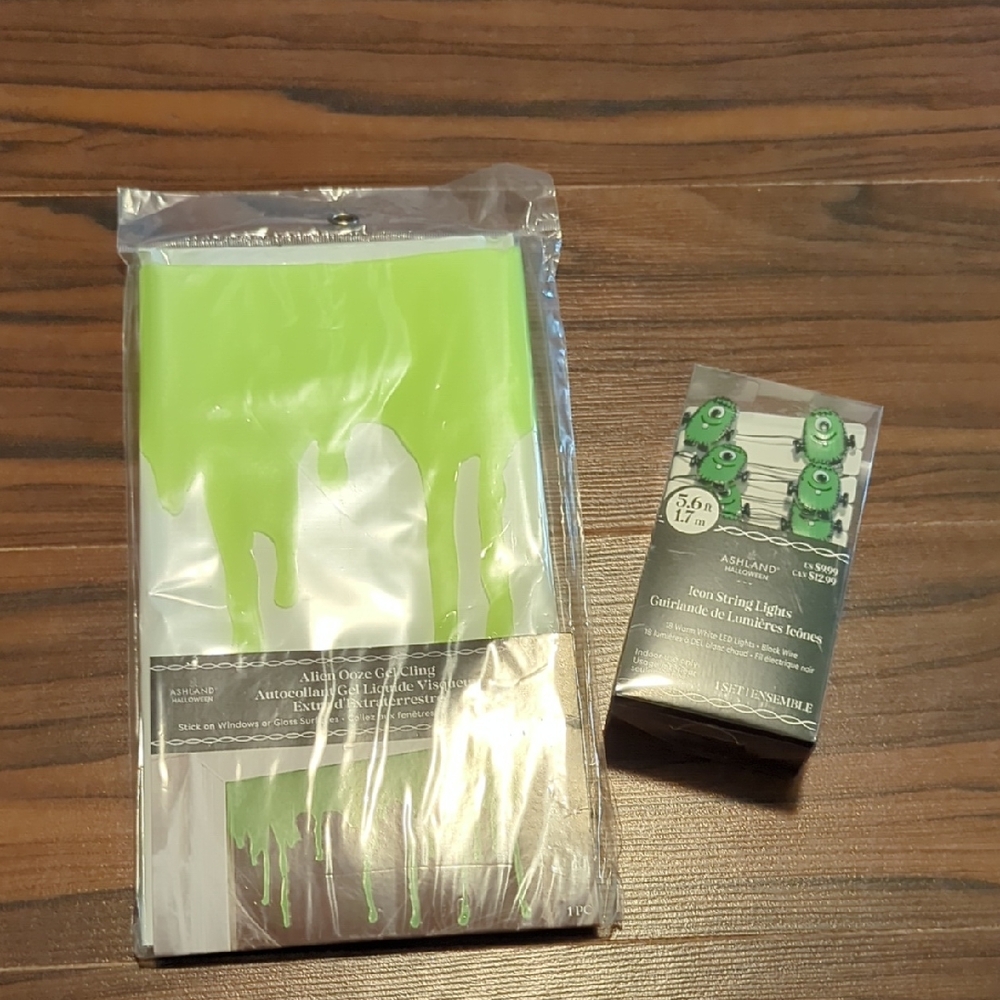 ⭐️ 5/ $25 Ashland Alien Ooze Gel Cling And Monster String Light New